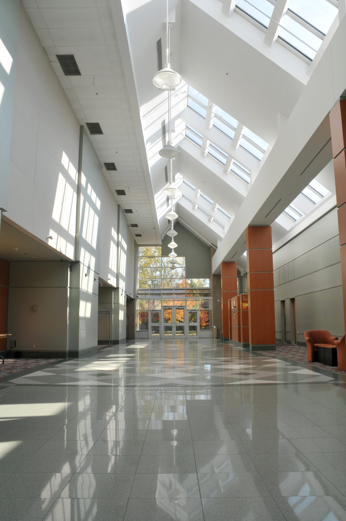 Vue intérieure du hall du CCTB
