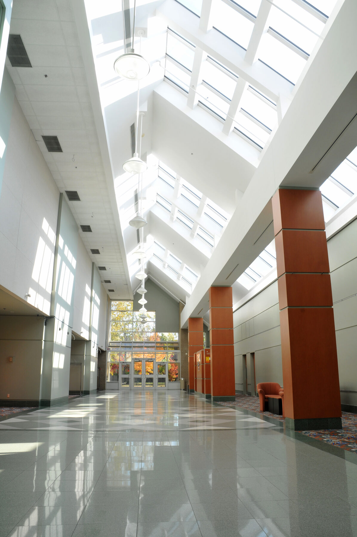 Architecture intérieure du hall du CCTB